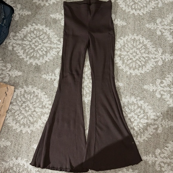 aerie Pants - Aerie Ribbed Flare Leggings